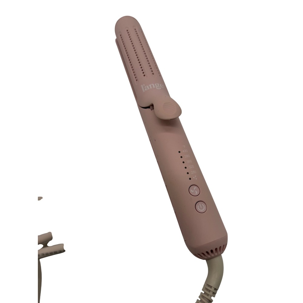 L'ange Le Duo 360 Air Flow Styler Blush Pink Excellent Titanium Plates Open Box